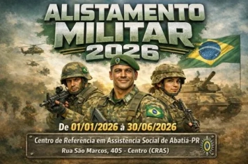 Alistamento Militar 2026 já está disponível em Abatiá
